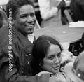 James Foreman and Joan Baez.  Montgomery, 1965.